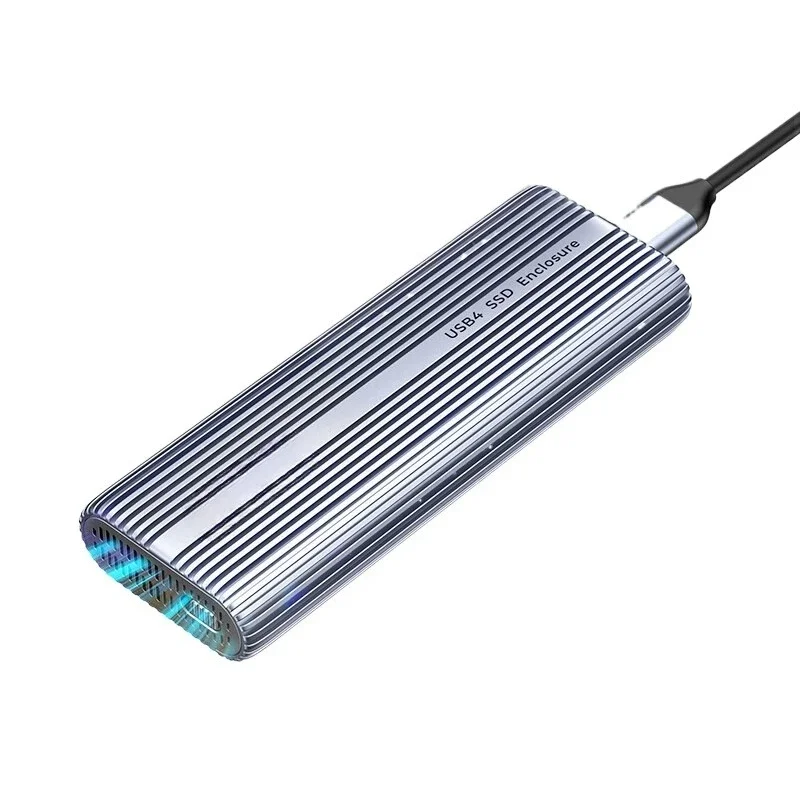 USB4 Hard Disk Case M.2 NVMe Mobile SSD Case, Compatible with Raiden 4/3 Solid State SS