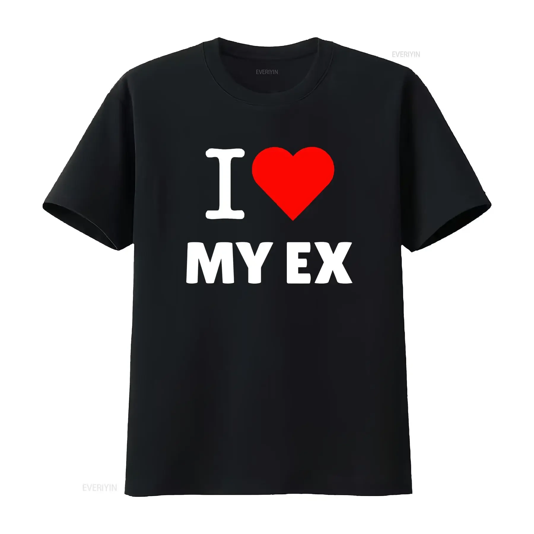 Funny Meme T Shirt I Love My Ex Oddly Specific Joke Trendy for Friend Viral Prank vintage Washed graphic Versatile