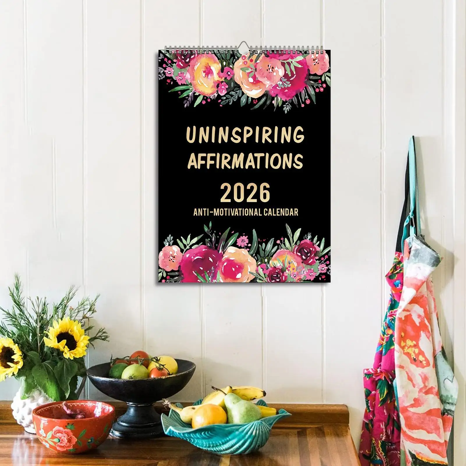 2026 تقويم الحائط 12 شهرا دوامة ملزمة مخطط السنة التقويم 2026 مضحك مخطط إدارة الوقت الشخصي مع السخرية #2