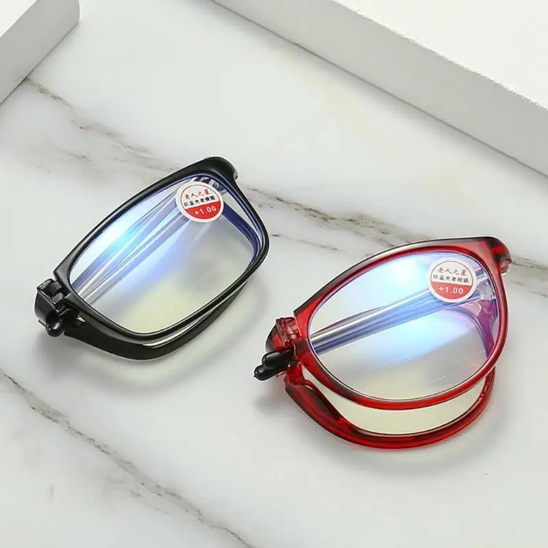 31BF Square Reading Glasses Classical Rectangular Frame For Elderly Men And Women