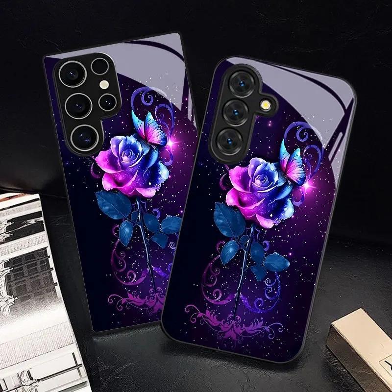 Dreamy Rose Pattern Phone Case Suitable for Samsung Galaxy A04s/A05s/A06/A07/A10/A11/A12/A13/A14/A15/A16/A17/A17s/A18s/A19s/A20s