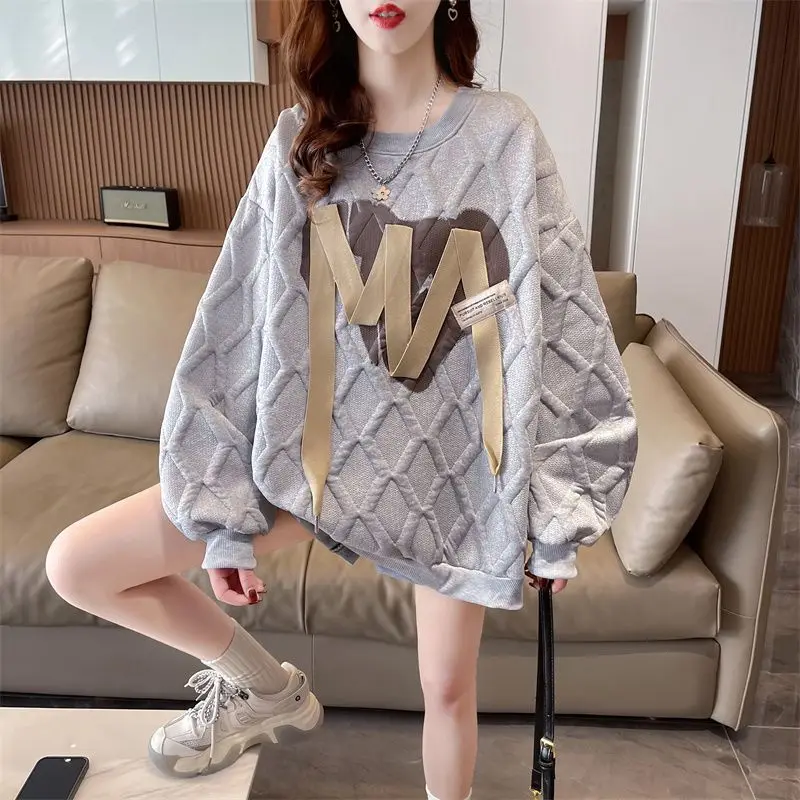 Grafische Damen-Sweatshirts Y 2k Vintage Designer Neuheit Y2k Japanische Streetwear auf Promotion Emo Plus Size Female Pullover Top