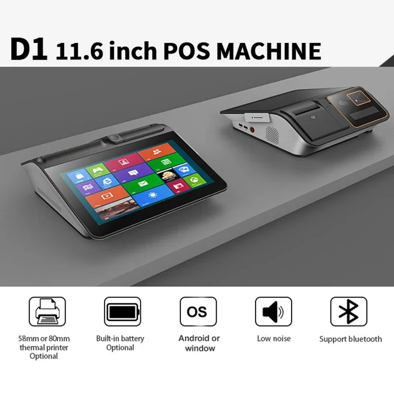 MSWindows Pos 15.6 Pos Systems All in One Cash Register Machine Epos Pos Systems for Restaurants Supermarket