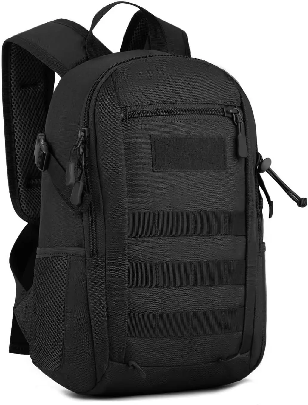 

10L Tactical Backpack Mini Daypack Military MOLLE Rucksack for Hunting Camping Trekking - Black