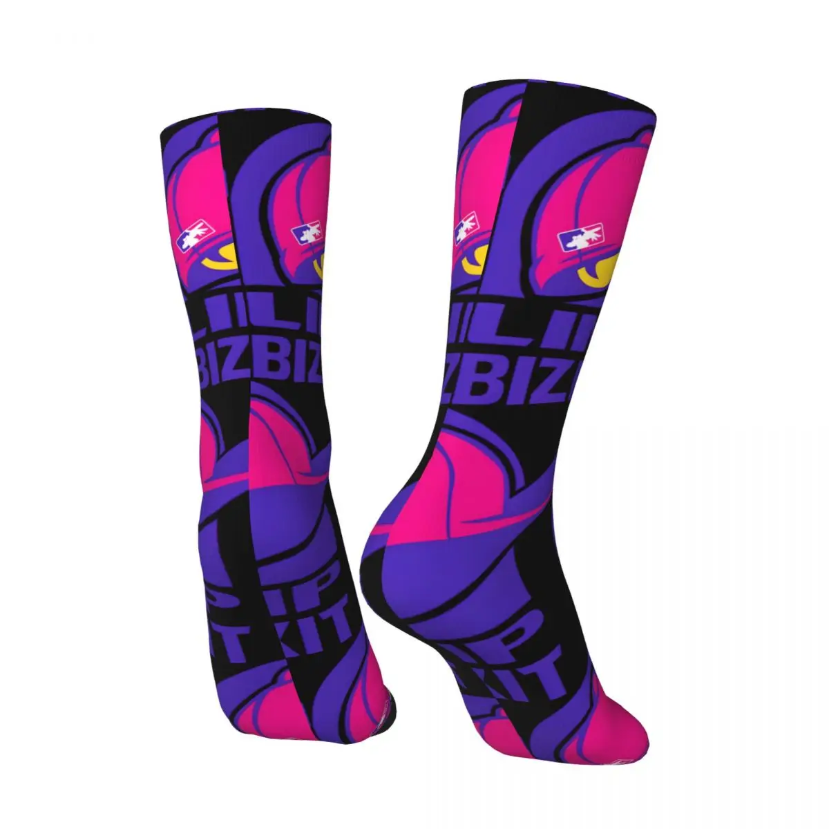 Retro Limp Bizkit Cool Men's compression Socks Unisex Limp Bizkit Street Style Seamless Printed Novelty Crew Sock