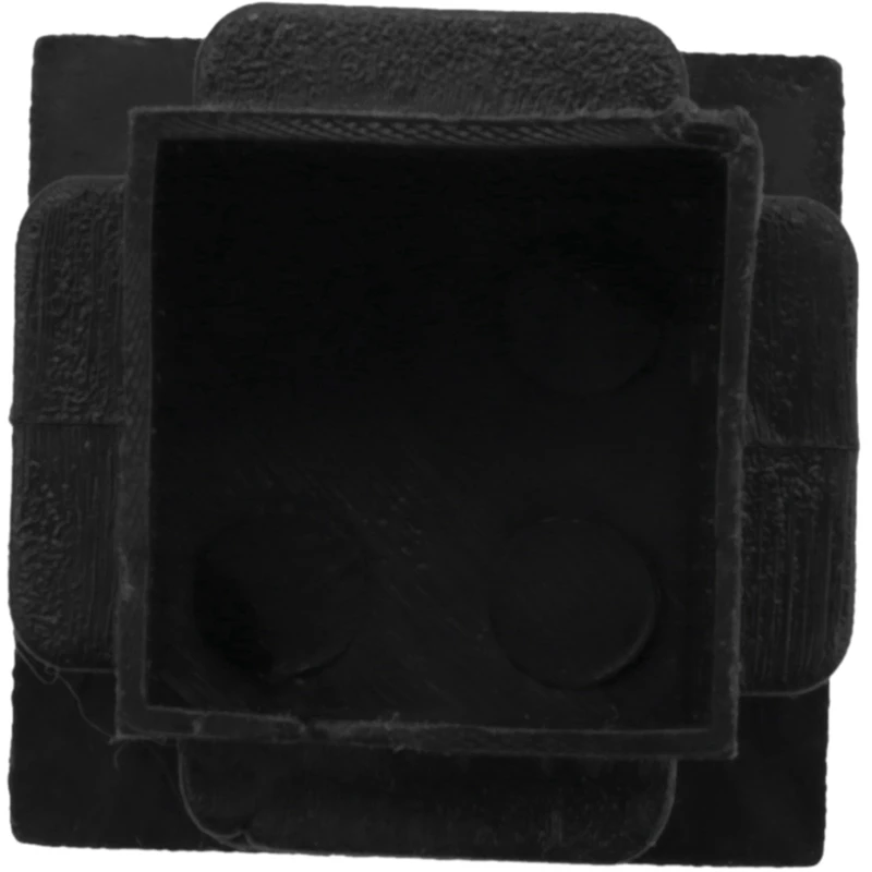 ABXH 12 قطعة 19 مللي متر × 19 مللي متر قبعات نهاية التقطيع أنابيب مربعة أنبوب إدراج البلاستيك