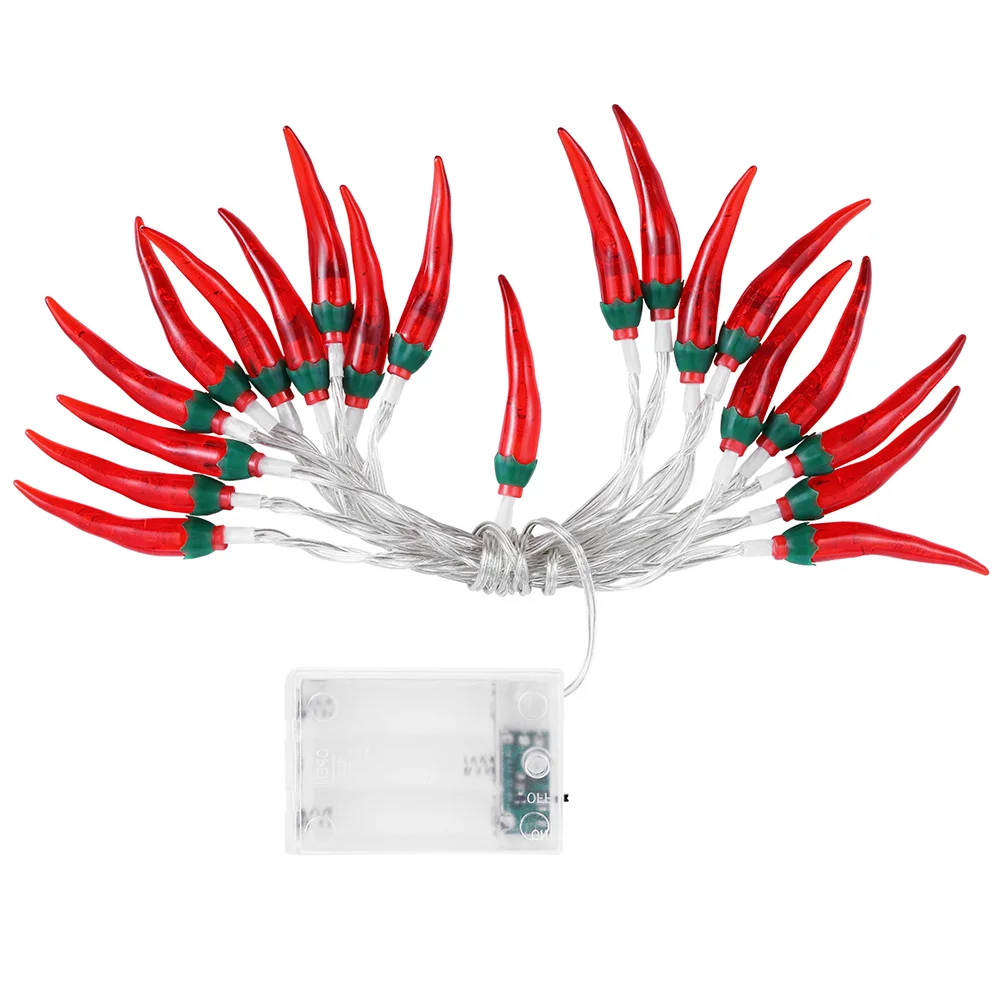 1 قطعة LED سلسلة أضواء الفلفل الحار تصميم صديقة للبيئة استخدام آمن 10 متر 80 المصابيح جو دافئ داخلي مهرجان ديكور سلسلة مصابيح #6