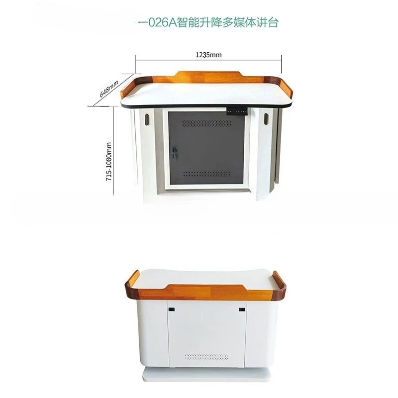 

Podium Multimedia Podium School Teacher's Table Steel Multifunctional Flip Computer Classroom