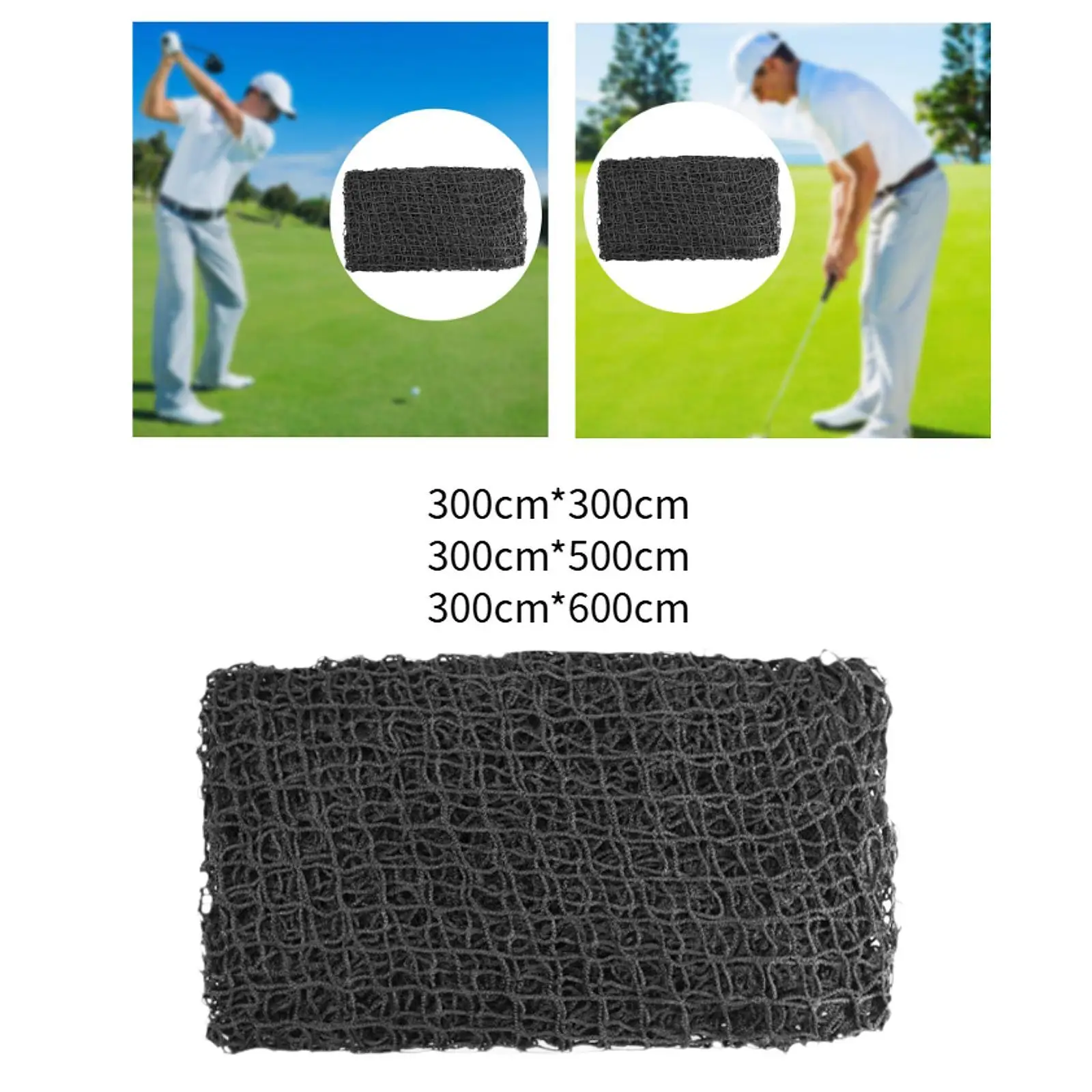 

Golf Net Barrier Mesh Supplies Accessories Sturdy High Impact Golf Ball Hitting Netting Sport Training for Indoor Outdoor