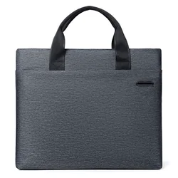 Bolsa de ordenador de negocios para hombre, maletín de gran capacidad para archivos de trabajo, bolso para portátil, para ir al trabajo