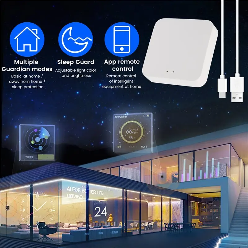 Smart Ewelink Zigbee 3.0 Hub Wireless Gateway For Zigbee Devices 2.4Ghz Smart Home Hub Wireless Bridge