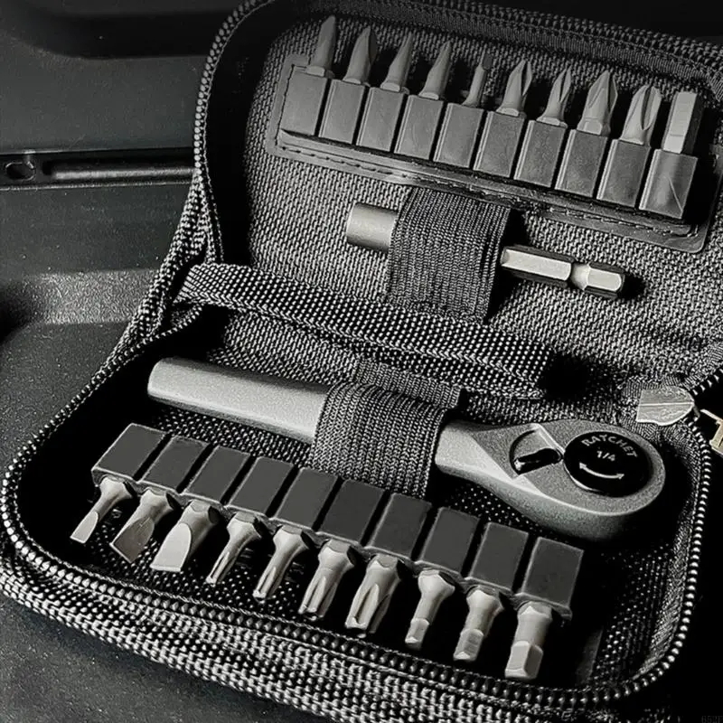 652F 22 in 1 Screwdriver Set Multi Bit Screwdriver Set with Handle Storage Case Suitable for Furniture Computer