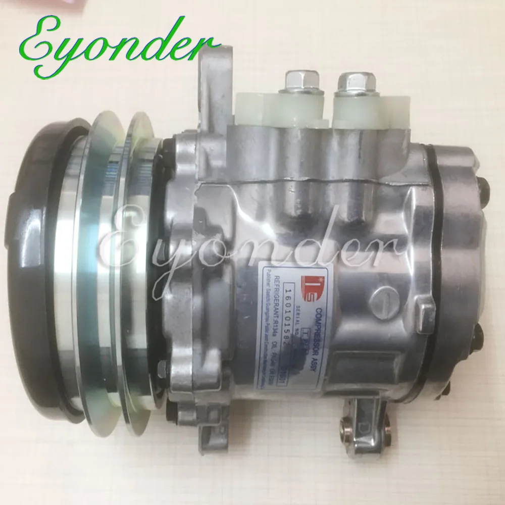 A/C Air Conditioning Compressor Cooling Pump SD7B10 for Yanmar Excavator Tractor M8312 4615804 22L-979-2211 0296712931 KHR3536