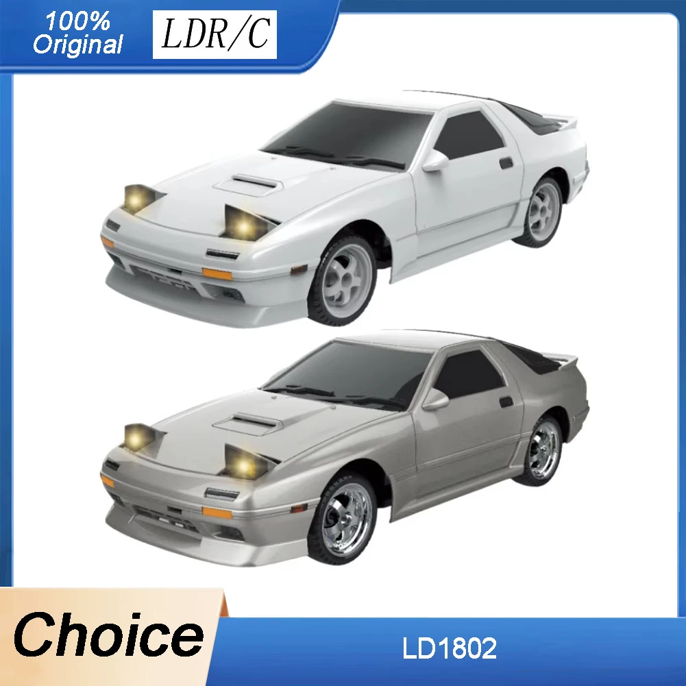 

LDRC 1802 1:18 RX7-FC RC Дрифт-машина - 2,4G с гироскопом, металлический приводной вал, стабильный дрейфующий, прочный для взрослых, подростков, дрифта к