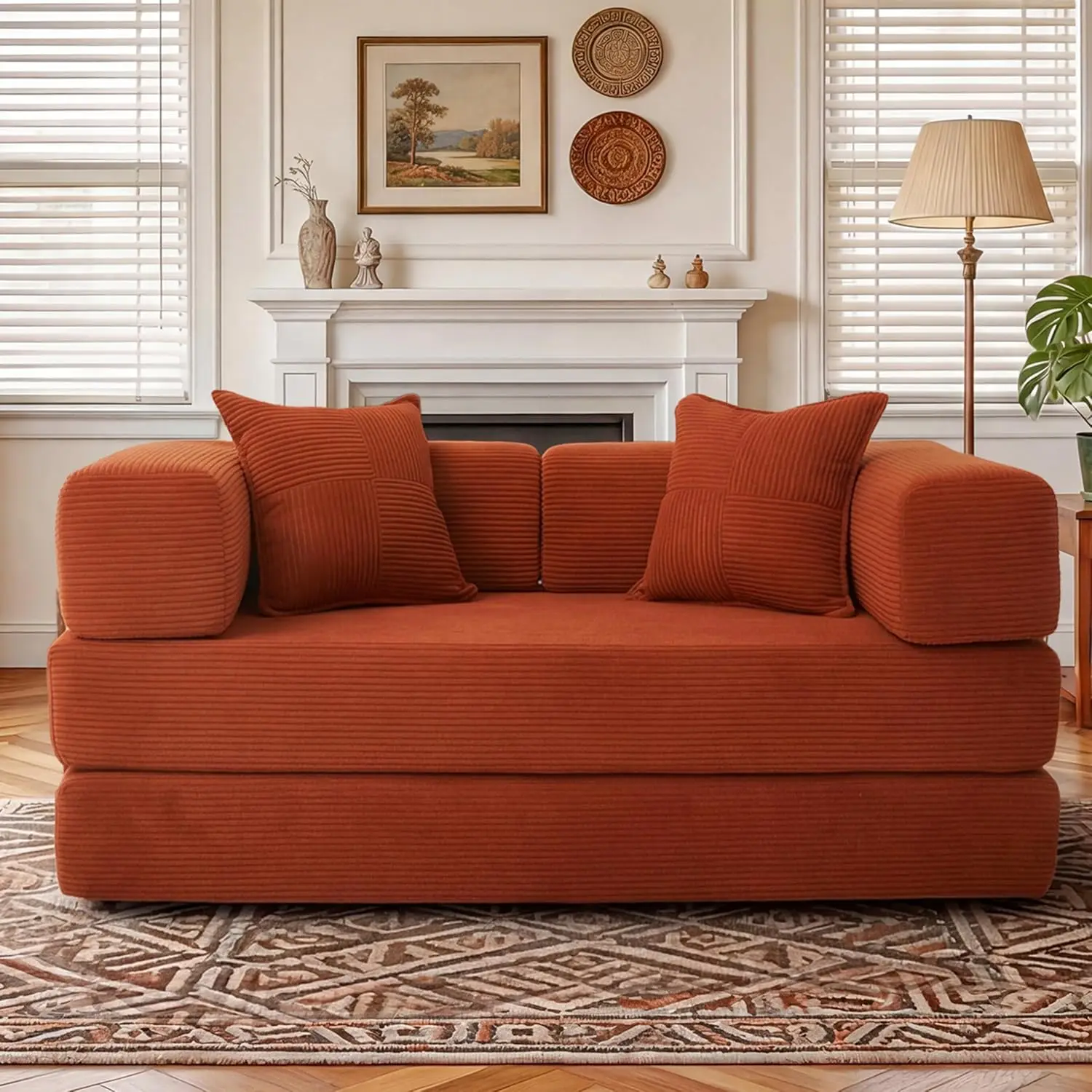 5-in-1 Convertible Sofa,65