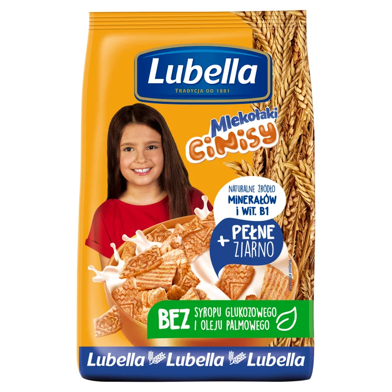 Lubella-leche Cinisy cereales squares con canela 250 g