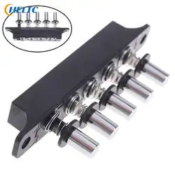 1pcs Five-position Plug-in Button Switch For Range Hood Five-position Silver Switch For Kitchen Hood