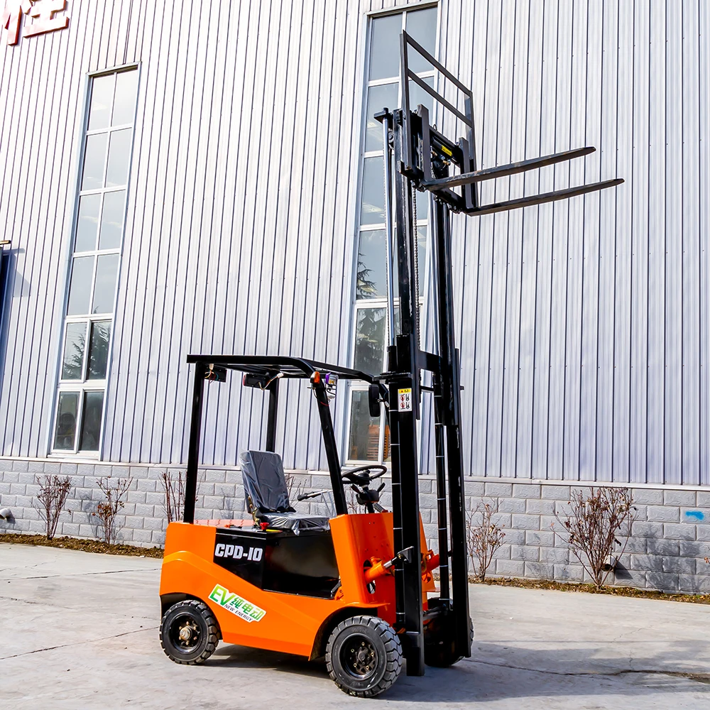 Mini Electric Forklift Truck 1-ton 1.5ton Electric Forklift 1500kg Capacity 4 Wheel Electric Forklift Stacker