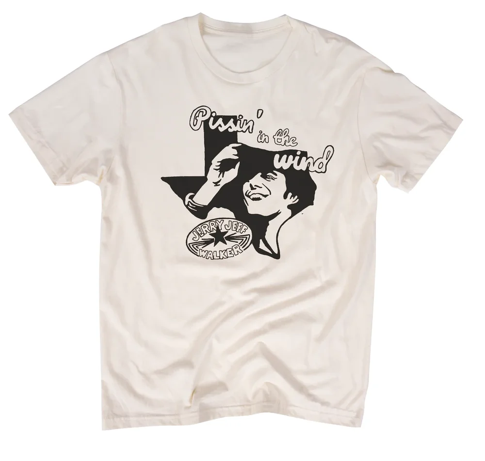 Retro Pissin' In The Wind Jerry Jeff Walker Shirt White Unisex S-234XL NE854