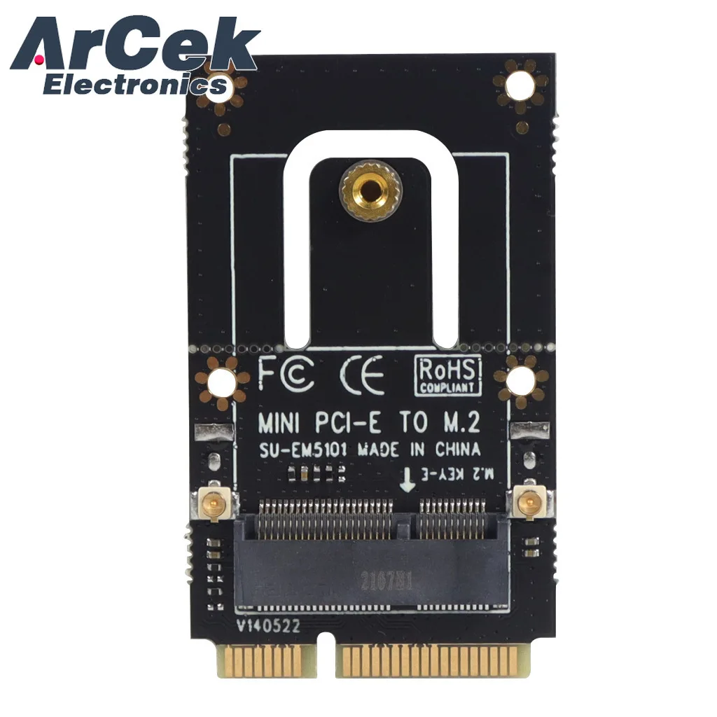 M.2 NGFF Wifi Adapter M2 Ngff Key E to Mini Pcie Pci Express Wifi Wireless Card