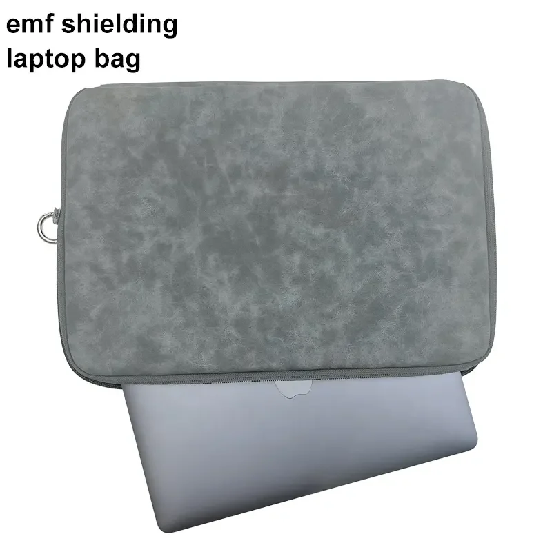 Radiation blocking electromagnetic shielding computer bag silver fiber fabric lining