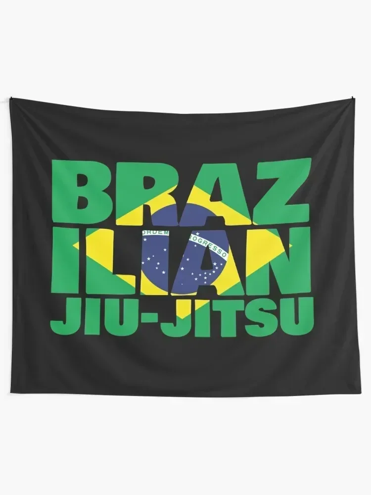 Brazylijski Jiu-Jitsu Flaga Gobelin Dekoracje Pokoju Estetyka Gobelin Ścienny Deco