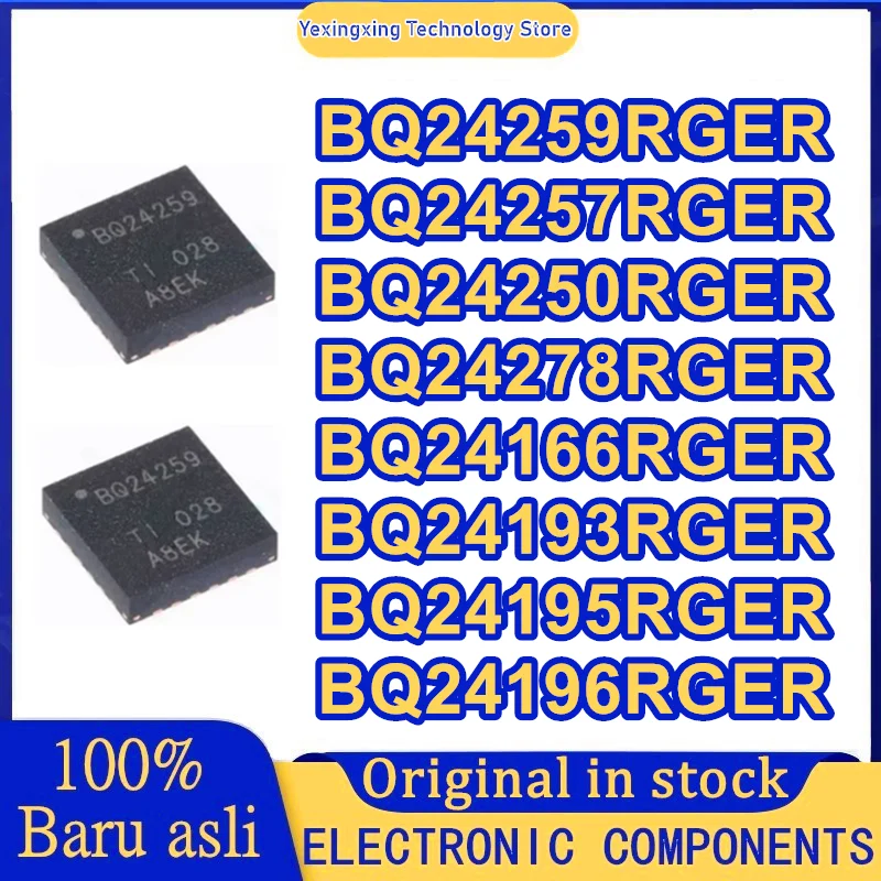 

5 шт. BQ24250RGER BQ24259RGER BQ24257RGER BQ24278RGER BQ24166RGER BQ24193RGER BQ24195RGER BQ24250 BQ24196RGER VQFN-24 IC чип