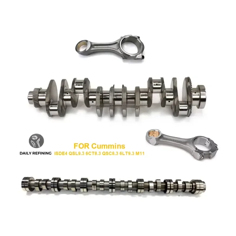 Forged Steel Camshaft Crankshaft Connecting Rod for ISDE4 QSL9.3 6CT8.3 QSC8.3 6LT9.3 M11 for Cummins Engine Spare Parts
