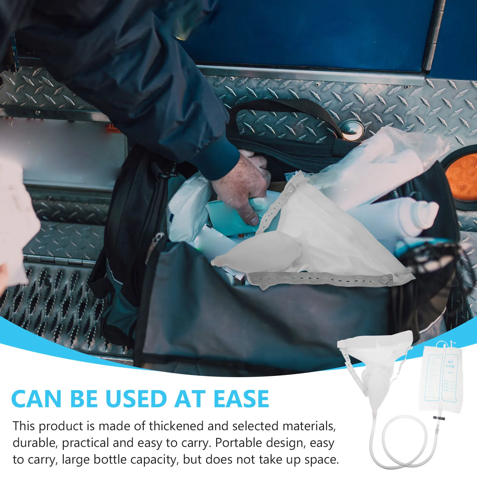 

1 комплект, дышащая бутылка для писсуара, утолщенная силиконовая бутылка большой емкости, портативная для пожилых пациентов, кормящих путешествий, кемпинга, горшок