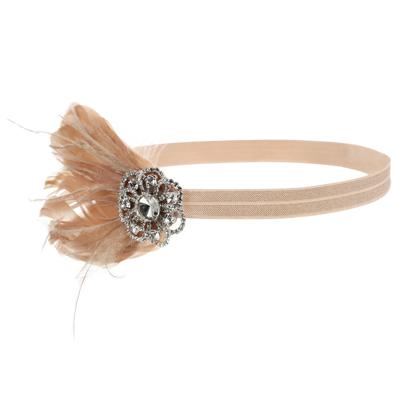 1Pcs Elegant Bridal Headband Diamond Rhinestone Headpiece Lightweight Decor Hairband Headband