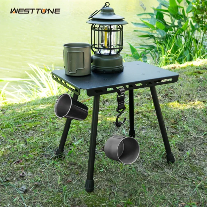 Camping Portable Tactical Stool Multifunctional Aluminum Alloy Pony Stool Outdoor Folding Fishing Picnic Plate Stool