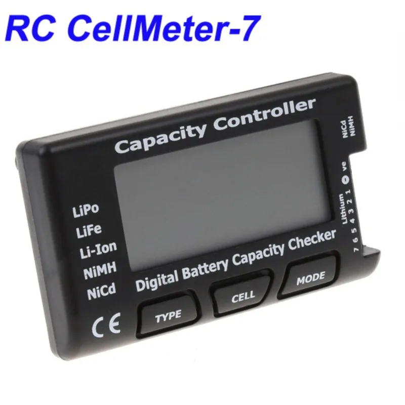 Digital Cellmeter-7 RM267 Battery Capacity Checker – For LiPo/LiFe/Li-ion/NiMH/NiCd RC Model Batteries