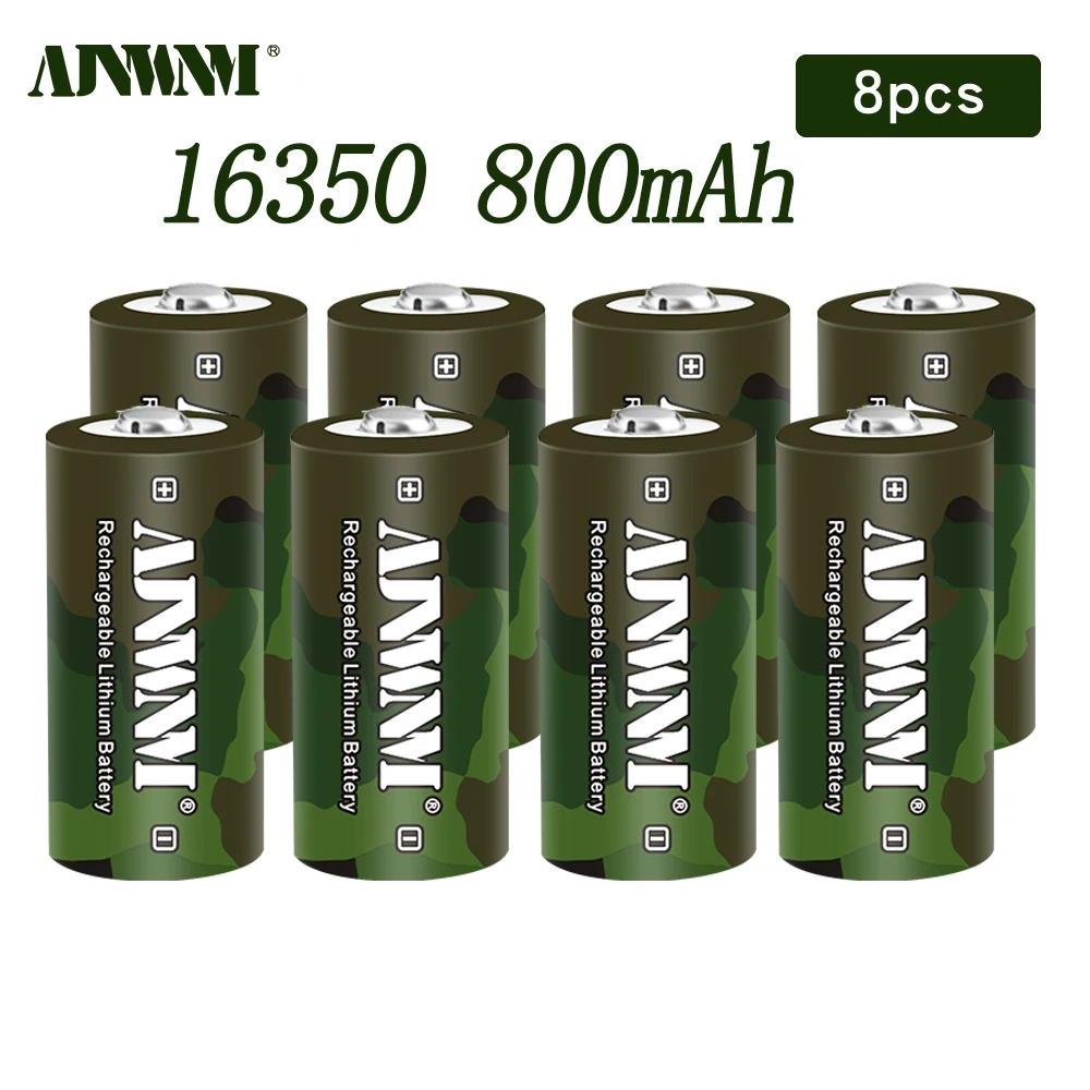 

AJNWNM 16340/16350 li-ion battery 3.7v li-ion rechargeable CR123A batteries rechargeable 16340 li ion batteries