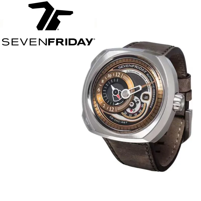 SEVENFRIDAY watch Q2/02 men\'s fully automatic mechanical watch Q series waterproof fashion men\'s watch luxury brand mature men