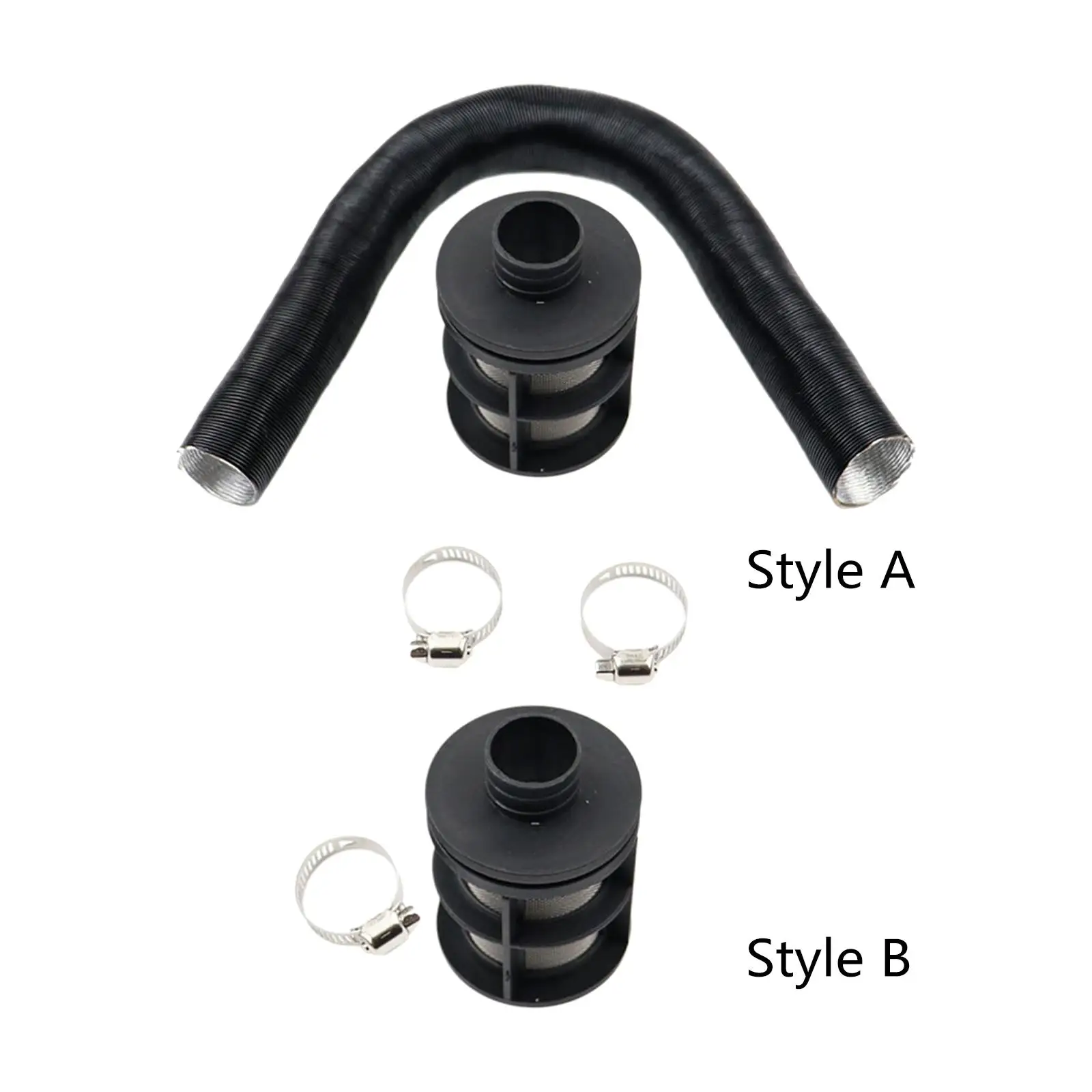 25mm Air Intake Filter Kit with Seal Clamp Durable Easy Installation Directly Replace for Diesel Parking Heater Accessories