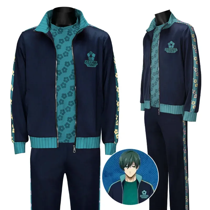 Anime BlueLock ASAKUSA CUP Isagi Yoichi conjunto de ropa deportiva Mikage Reo Bachira Meguru camiseta de fútbol Barou Shouei disfraces Cosplay