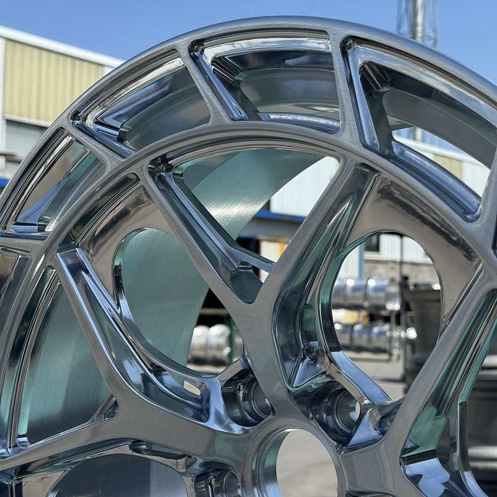 21 22 23 بوصة 6061-T6 عجلات سيارة مصنوعة من خليط معدني مخصصة نحى عجلة قطعة واحدة مزورة لسيارات BMW مرسيدس أودي بورش لاند روفر #6