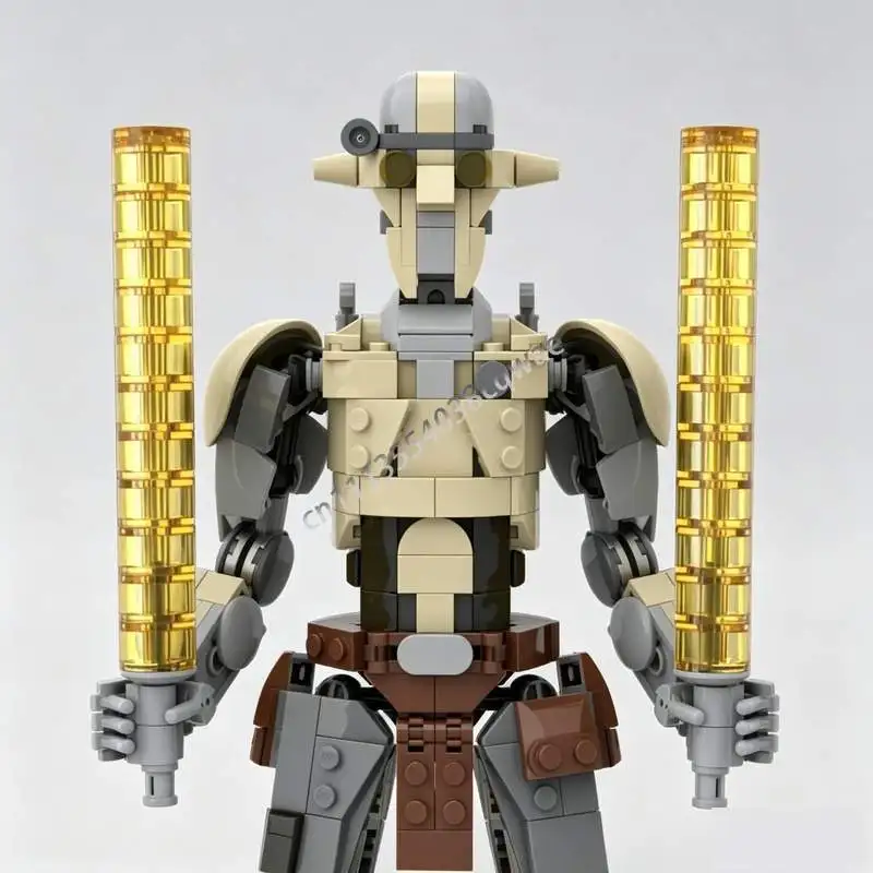 511PCS Intelligent Interstellar Mechanical Robot Figure MOC Model Custom Creative Assembly Educational Toy Blocks Holiday Gifts