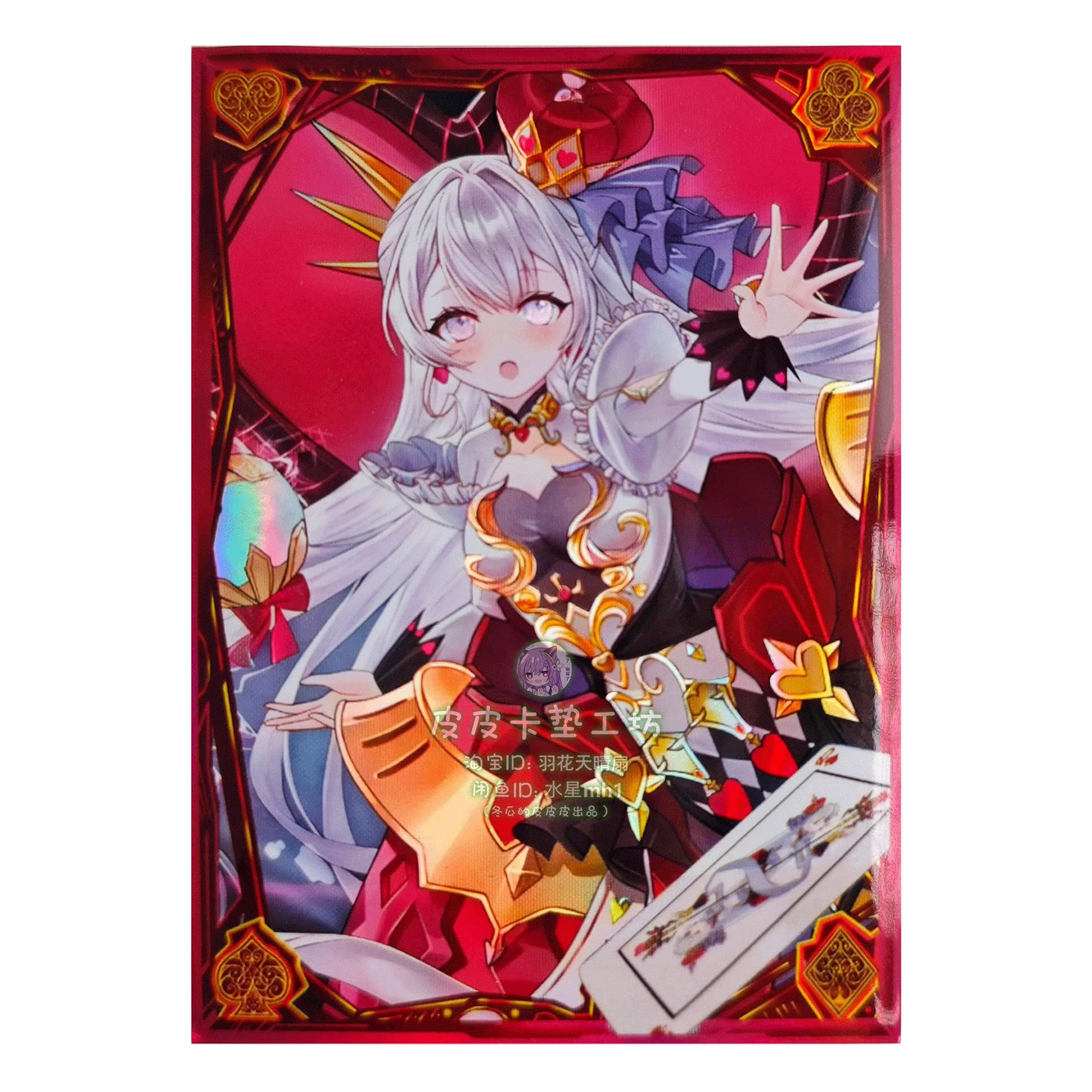 50-pecas-conjunto-63x90mm-diy-yu-gi-oh-feito-a-mao-capa-protetora-para-cartas-maliss-q-red-ransom-com-efeito-flash-colorido-para-ygo-brinquedo-presente