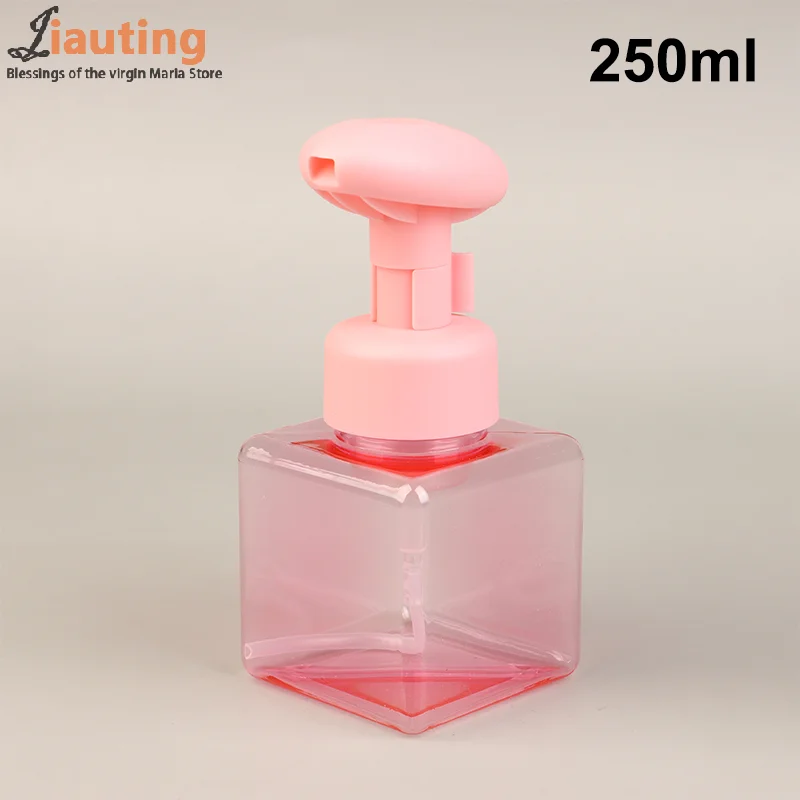 250/450 ml Schaumspender Kunststoff nachfüllbar leere Seife nachfüllbare Pressflasche Kosmetikverpackung Flüssigseifenbehälter
