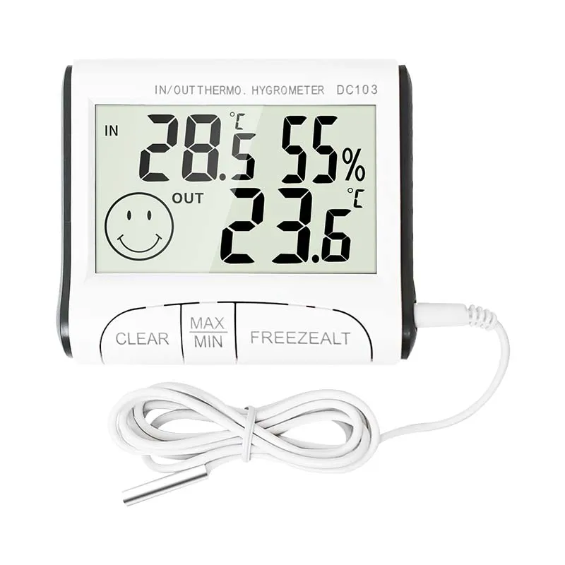 Digital thermohygrometerTemperature Humidity Meter Indoor Electronic Hygrometer Thermometer Weather Station Baby Room Sensor