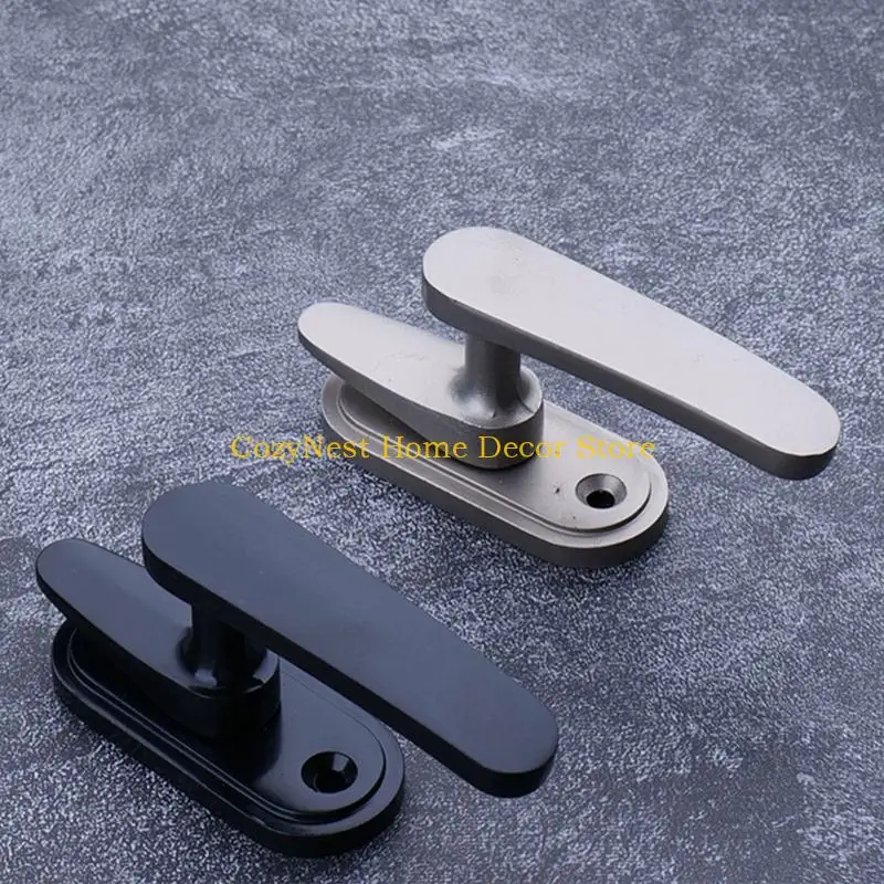 92MF Metal Door Bolt Lock for Unframed Door Use, Manual Turning Mechanism with Face-Mount Screw Installation and No Mortising