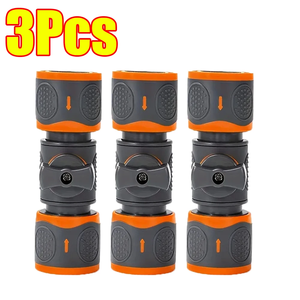 1-9 Stuks Tuinslang Snelkoppeling 16mm Tuinslang Afsluiter Schakelaar Snelkoppeling Tepel Irrigatie Slang Stop Water - afbeelding 1