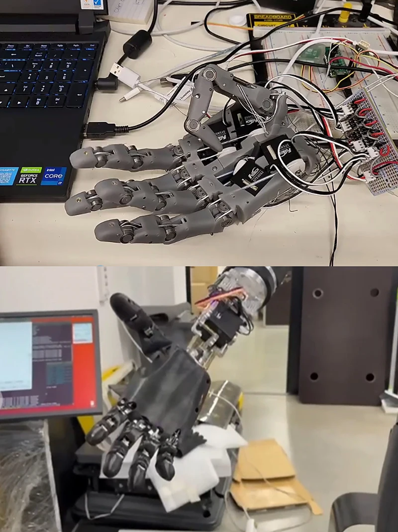 機巧なマニピュレータ用OEMサーボモジュール 6V 4.5KG STS3032 筋電制御システム用ミニサーボ 医療/義肢用