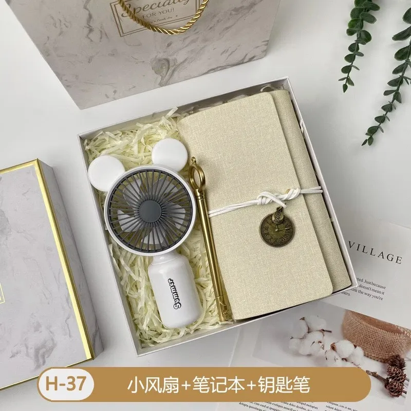 Luxury Gift Box Set Bamboo Glass Cup Towel Umbrella Graduation Business Souvenir Employee Client Appreciation Present