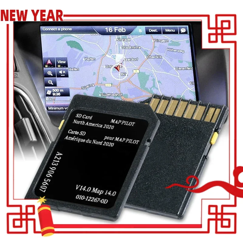 

for Mercedes AMG/C-class/E-class/GLC Car SD Card 32GB North America maps V14 A2139065607 Update Garmin Sat Nav Navigation