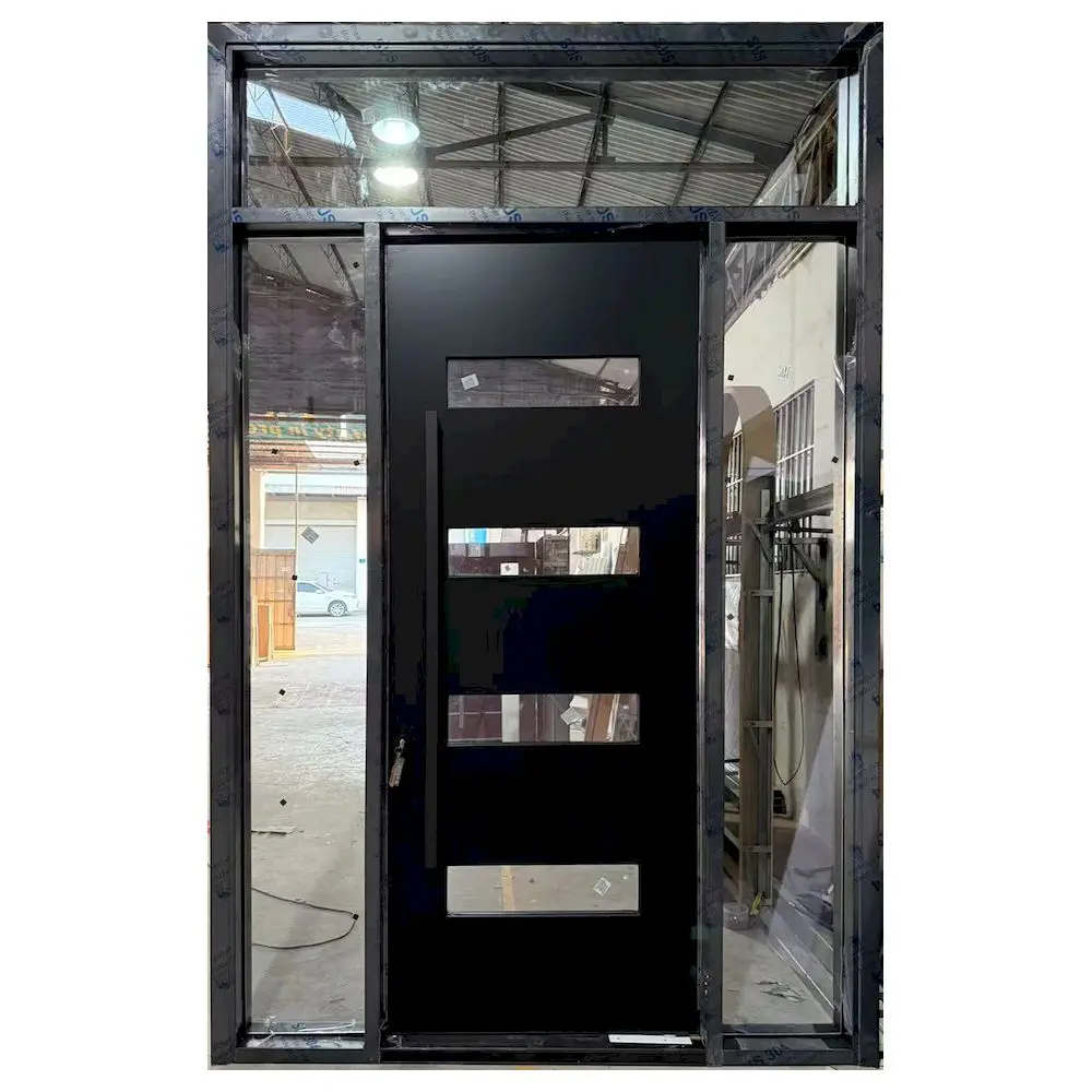 Customization High-End Modern Residential Anti-Breakage Heavy-Duty Exterior Main Entry Solid Stainless Steel Security Doors