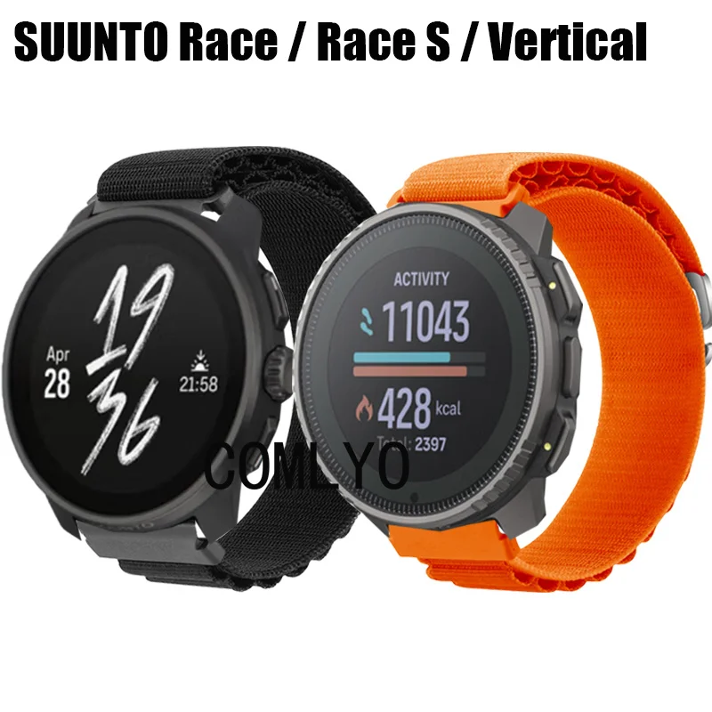 Band For SUUNTO Race / Race S / Vertica Smart Watch Strap Nylon Adjustable Soft Bracelet FOR Women Men Belt