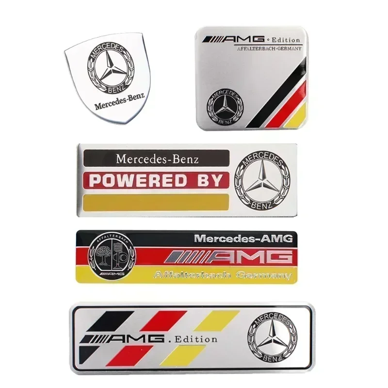 Car Sticker for Mercedes Benz Edition W202 W203 W204 C63 W210 W213 W212 W463 W464 G63 G55 W164 W176 GLA CLS SL Badge Accessories