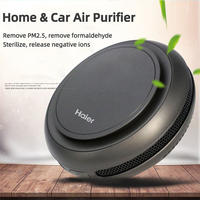 USB Car Air Purifier Oxygen Cleaner with Negative Ion 99% Pollutant Removal Interior Essential Car Supplies for Haier